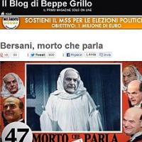 Grillo: "Bersani morto che parla, lasci".   La replica: venga a dirmelo in Parlamento