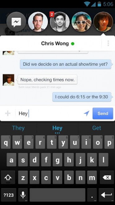 Facebook, la nuova "Chat heads" su iOS