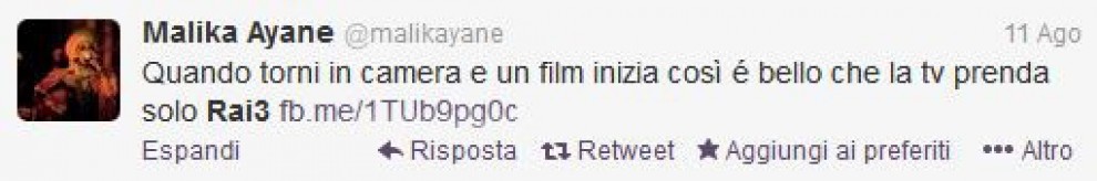 Stasera in tv c'&egrave; Twitter