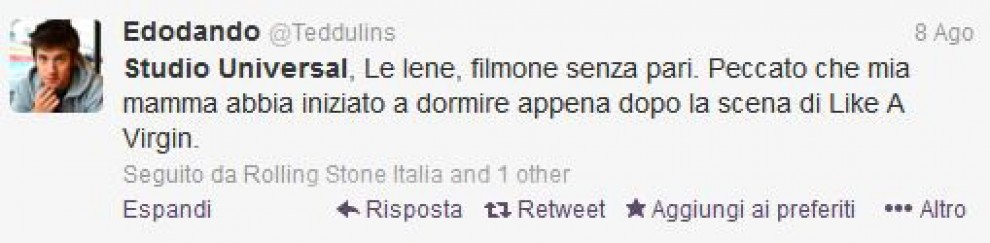 Stasera in tv c'&egrave; Twitter