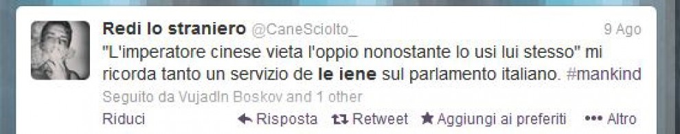 Stasera in tv c'&egrave; Twitter