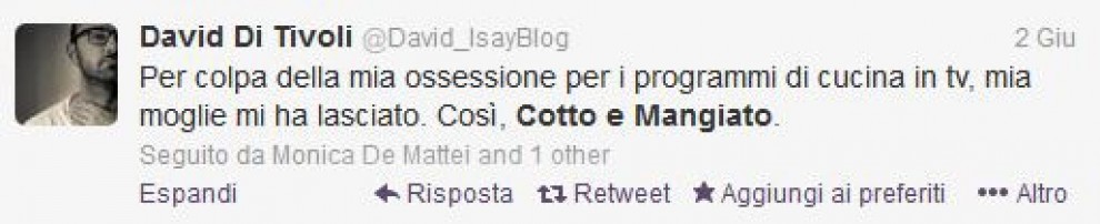 Stasera in tv c'&egrave; Twitter